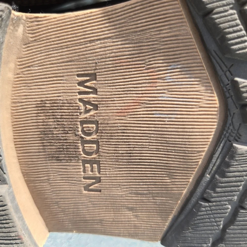 Madden Mens 7.5 Combat Boot Zip